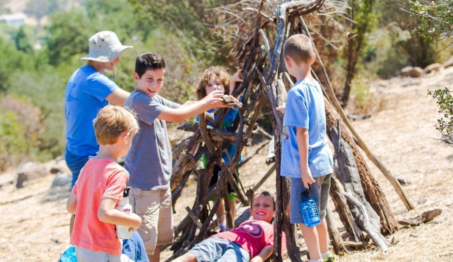 Building an outdoor fort