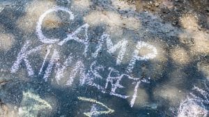 Camp Kinneret Written in Chalk